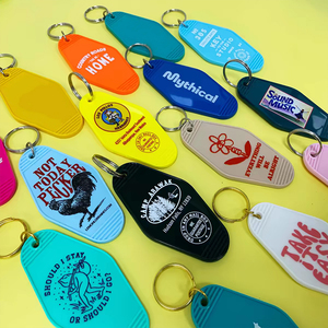 Acrylic đầy màu sắc khách sạn Keychain tùy chỉnh motel acrylic nhựa quyến rũ tùy chỉnh Keyring bán buôn Móc Chìa Khóa motel <span class=keywords><strong>Key</strong></span> Ring <span class=keywords><strong>Key</strong></span> <span class=keywords><strong>tag</strong></span> - Product Image 2