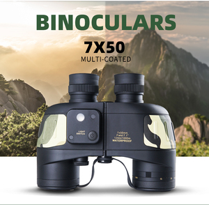 Jumelles de <span class=keywords><strong>chasse</strong></span> professionnelles étanches 7X50 à longue portée avec télescope à boussole - Product Image 2
