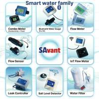 Débitmètre d'eau numérique SAVANT DigiFlow 6100R, filetage 1/4"BSP, indicateur de durée de vie du filtre programmable avec écran LCD, OEM disponible