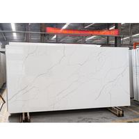 Pierre de quartz carrara quartz blanc pierre empilée cristal dalle de pierre de quartz