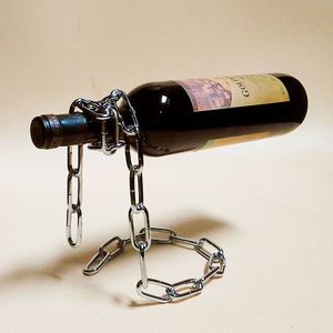 Wholesale Creative Floating Display Standing <b>Red</b> Wine Holder for Home Decoration - Product Image 4