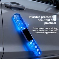 Guli Bande de protection anti-collision pour portière de voiture, éclairage de position 12V, OE 5Q0907348, avec capteur d'ambiance lumineuse dynamique multicolore et fonction d'avertissement