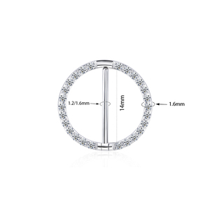 Calendo cổ điển núm vú Vòng ASTM F136 Titan vòng CZ paved núm vú lá chắn Vòng G23 Titan Barbell núm vú piercing đồ trang sức - Product Image 2