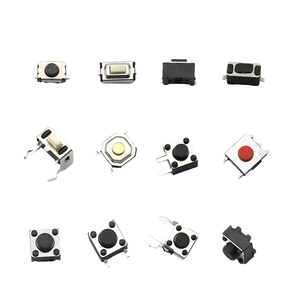 ปุ่มสวิตซ์ SMD 4พินแบบกันน้ำปุ่มกด12*12มม. 6*6มม. 4*4มม. สีเงินสำหรับเครื่องใช้ในบ้าน - Product Image 3