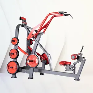 Lat Pulldown ve düşük sıra egzersiz için çelik Crossover kablo makinesi plaka yüklü spor ekipmanları