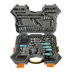 Toolpu chuyên nghiệp 216PCS Hộp trường hợp Combo Gói cờ lê ổ cắm Bộ công cụ - Product Image 1