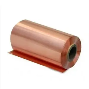 Folha de cobre 0.05mm 0.03mm 0.1mm para bateria, tira de cobre, fabricante de bobina de cobre/tira de cobre/fita de cobre