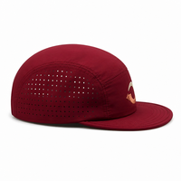 Casquette de camping en cours d'exécution à motif de points personnalisée Casquette en polyester Dobby à pois de style de rue sportif avec impression bouffante pour les sports de plein air