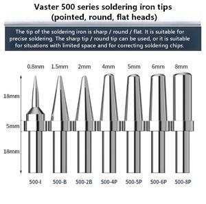 หัวแร้งบัดกรีแบบปลายแหลม Vaster <span class=keywords><strong>500</strong></span> Series I/B-Type ความแม่นยำสูงพิเศษ สำหรับซ่อมแผงวงจรโทรศัพท์มือถือ - Product Image 2