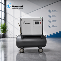 Compresseur d'air à vis 7,5 kW 8 bars 10 CV silencieux 2-en-1 avec réservoir en stock prêt à être expédié pour atelier
