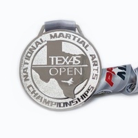 Medallas Metálicas 3D Ecológicas Personalizadas al por Mayor, Acabado Dorado, Diseño de Pirámide con Logotipo Personalizado para Premios Deportivos de Karate, Judo y Taekwondo