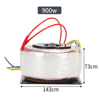 Transformateur toroïdal AC à AC de haute qualité 900W 220VAC tension d'entrée personnaliser sortie transformateur de Type anneau de tension ca