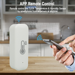 Tuya Smart WiFi <strong>Temperature</strong> and Humidity <strong>Sensor</strong> Indoor Thermometer Monitor Voice APP <strong>Remote</strong> Control Work for Alexa Google Home - Product Image 4