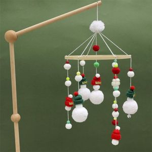 Cloches <span class=keywords><strong>de</strong></span> lit <span class=keywords><strong>de</strong></span> <span class=keywords><strong>noël</strong></span> jouet nouveau-né bébé poussette apaisante lit suspendu père <span class=keywords><strong>noël</strong></span> hochets cloches <span class=keywords><strong>de</strong></span> lit en bois - Product Image 3