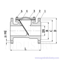 Vannes à soupape en acier moulé DIN PN16/PN25/PN40 DN15-DN400 de haute performance pour l'industrie pétrochimique, les fibres chimiques et les textiles