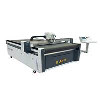 Machine de découpe de cuir CNC à couteau vibrant entièrement automatique haute précision Modèle XK Précision 0,1 mm Économie d'énergie pour chaussures et sacs
