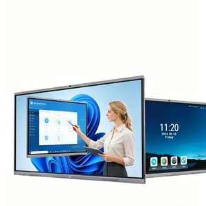 Pizarra Interactiva Inteligente con Pantalla de 75 Pulgadas 4K UHD, 20 Puntos de Contacto, Android 14 y <span class=keywords><strong>OPS</strong></span> para Negocios y Educación en el Aula (OEM/ODM) - Product Image 1