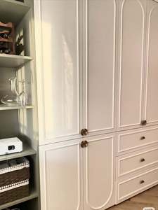 Discount French Rustic <b>Wardrobe</b> with Distressed Pastel Finish - Product Image 2