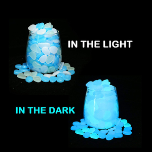 Phát sáng trong bóng tối đá tự nhiên vườn sỏi cho sân/lối đi trang trí nội thất thân thiện với môi DIY sáng màu xanh đá - Product Image 2