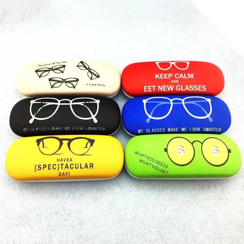 Boîte de lunettes anti-stress pour enfants, emballage, accessoire de lecture, logo personnalisé, pour étudiant, vente en gros, nouvelle mode,