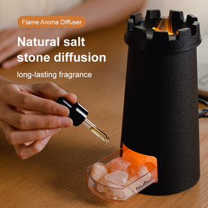 Difusor de Aroma con Efecto de Llama Realista, Diseño de <span class=keywords><strong>Faro</strong></span>, Humidificador de Aceites Esenciales Portátil para Oficina, Dormitorio, <span class=keywords><strong>Spa</strong></span>, <span class=keywords><strong>Hotel</strong></span> y Hogar - Product Image 3