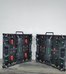 Rgb hiển thị tủ pixel 32x32 có thể gập lại LED Poster Mobil đơn vị cho ngoài trời 110 nhà ở Liz cong khung - Product Image 5