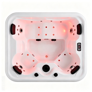 อ่างน้ำร้อนจากุซซี่กลางแจ้ง Aristech Acrylic <span class=keywords><strong>Gecko</strong></span> Mini สำหรับ 4 คน จาก Top Spa Factory - Product Image 3