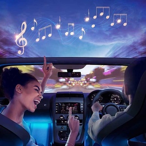 12 LED App Control RGB <strong>Inside</strong> With Music Mode Ambient Lighting <strong>Car</strong> Foot Led <strong>Lights</strong> for <strong>Car</strong> Interior Under Dash Lighting Kit - Product Image 5
