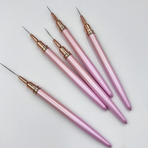 ชุดปากกาเขียนลายเล็บสี<span class=keywords><strong>ชมพู</strong></span> 3 ชิ้น ด้ามจับโลหะ สำหรับวาดลายเล็บแบบฝรั่งเศส ลายเส้น 3 มิติ ชุดแปรงทำเล็บ - Product Image 5