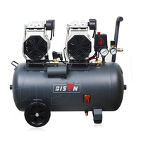 Compresseurs d'air à double tête BISON (CHINE) 0,6 MPa, 2 étages, 60 litres, 110 V, en vente