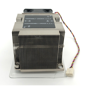 LGA3647 Rectangular 2U3 Heat Pipe Active Server Cooler COOLSERVER CPU Cooling <b>Computer</b> Radiator Temperature Control <b>Fan</b> COOLSERV - Product Image 4