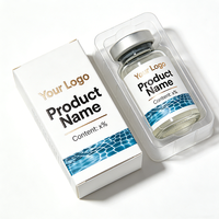 Étiquettes autocollantes personnalisées en vinyle PVC haute définition, résistantes aux UV et à la chaleur, pour flacons de peptides 2ml, 3ml, 10ml, pour compléments alimentaires