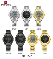 Montre NAVIFORCE 9275 Al Fajr Azan pour hommes, montre avec affichage de l'heure musulmane, fabricant original, haute qualité