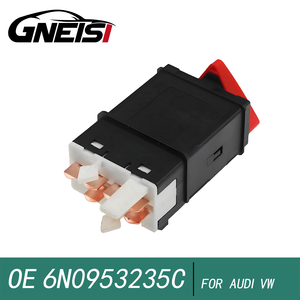 Interruptor de Botón de Luz de Emergencia Compatible con Volkswagen <span class=keywords><strong>Multivan</strong></span> Lupo/Lupo 3L TDI Transporter <span class=keywords><strong>Syncro</strong></span> 2000-2006 6N0953235C - Product Image 4