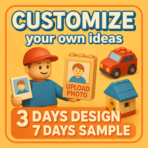 Индивидуальные пластиковые кирпичные блоки 3 дня Дизайн и 7 дней образцы креативные сцены автомобили фигурки здания персонализированные подарки игрушки-OEM ODM - Product Image 3