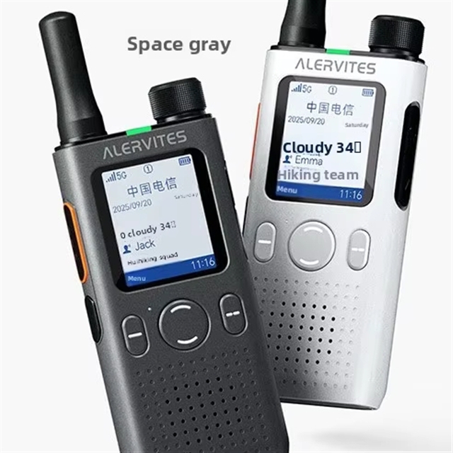For AT-I 4G POC Walkie Talkie 5W 0-10KM Range IP54/IPX4 Water Resistant Ultra Thin Portable OEM Customizable