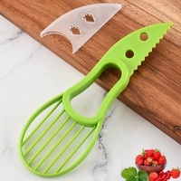 Multifunctionele Plantaardige Avocado Boter Fruit Slicer Cutter Corer Peeler Separator Tool Keuken Accessoires