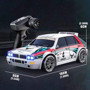 Voiture RC de drift SG204PRO 1/24 4WD 2.4G haute vitesse avec lumières LED, pneus supplémentaires, prête à l'emploi, construction métallique, jouet pour enfants - Product Image 4