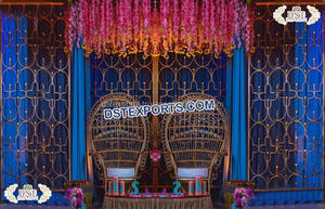 การตกแต่งเวทีงานแต่งงานที่มีเสน่ห์พร้อมผนังเทียนการตกแต่งเวทีงานแต่งงานสีทองพร้อมผนังเทียนการตกแต่งเวทีงานแต่งงานที่สวยงาม - Product Image 6