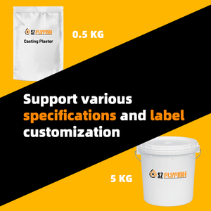 Polvo de Moldeo Superfino Ecológico de Grado Industrial para Manualidades, Portavelas, Blanco Natural, Sin Burbujas, para Construcción y Fundición - Product Image 5