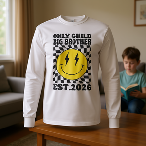 Only Child Big Brother 2026 T-shirt à manches longues Est. Design Smiley 2026 - Product Image 3