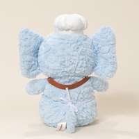 Peluches Kawaii Chef de 25 cm, adorables animaux en peluche (ours, éléphant, mouton) avec tablier, cadeau d'anniversaire pour enfants