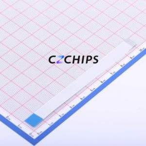 JS05B-16P-100-4-8 FFC Cable (Flexible Flat Cable) P=0.5mm Connector 16P 0.5mm 0.3mm Reverse - Product Image 2