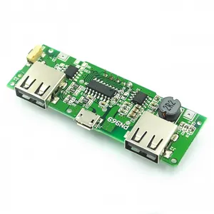 Led kép USB 5V 2.4A Micro/Type-C USB điện thoại di động ngân hàng 18650 sạc mô-đun Lithium Battery Charger board mạch bảo vệ - Product Image 1