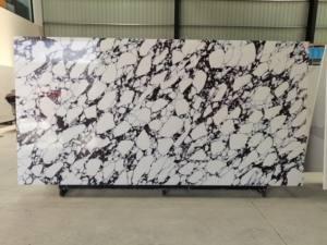 Losas de Piedra Artificial de Cuarzo Calacatta Viola Personalizables de Alta Calidad - Marca Perfect Stone para Uso en Cocina 20mm X 3200x1600mm - Product Image 2