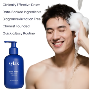 <span class=keywords><strong>Limpiador</strong></span> Facial <span class=keywords><strong>Hidratante</strong></span> para Hombre, Limpia Profundamente los Poros, Exfolia, Ilumina, Refrescante, con Aloe Vera, Ácido Hialurónico y Niacinamida - Product Image 6