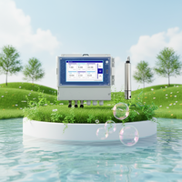 NOBOTECH Analyseur d'azote ammoniacal en ligne, sonde d'azote NH3 pour l'aquaculture, les fermes piscicoles, les réservoirs de poissons, la qualité de l'eau, surveillance NH4-