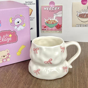 Taza de Cerámica Chaozhou con Diseño de Dibujos Animados, Estilo Lindo, Hecha a Mano, para Regalo, Uso General - Product Image 3