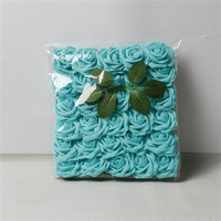 Ensemble de 30 roses artificielles en mousse 8*H18cm pour la décoration de mariage DIY et l'arrangement de fleurs artificielles