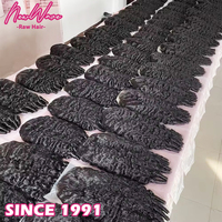 Cabello Virgen Indio Rojizo NewWave 15A, 13x4 HD, Encaje Frontal Completo, Cutícula Alineada, Sin Pegamento, para Peluca